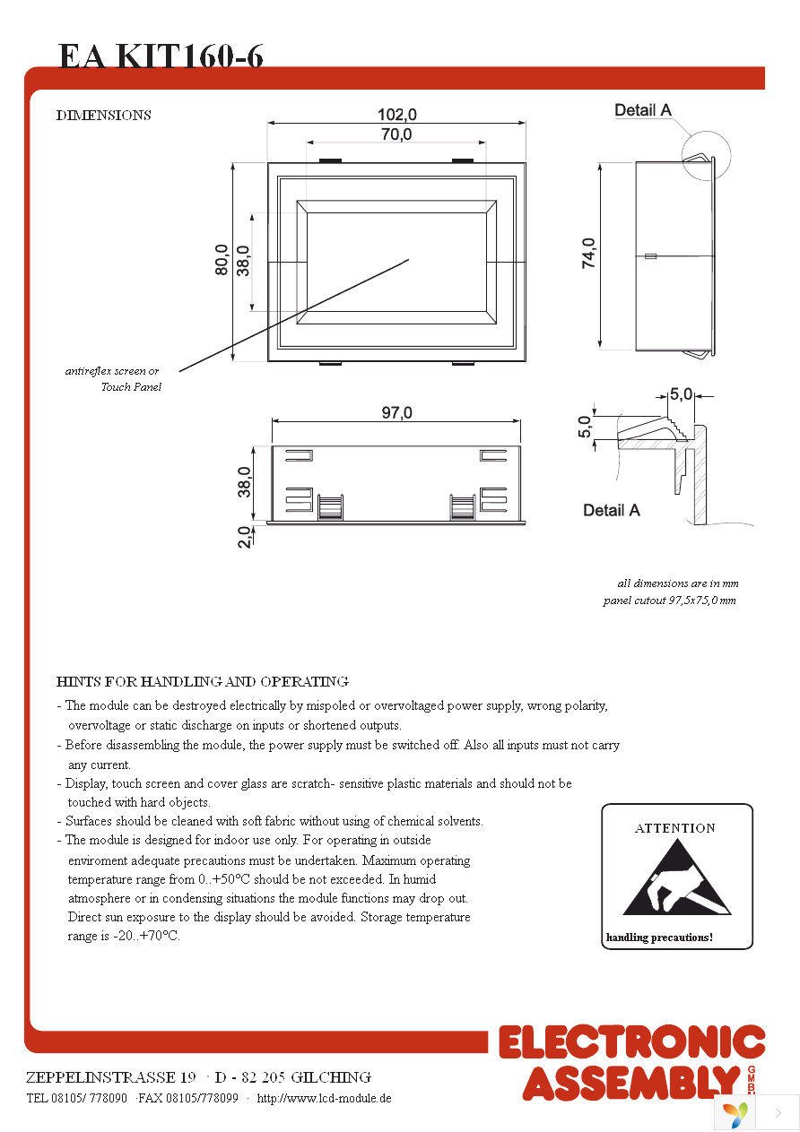 EA KIT160-6LWTP Page 20